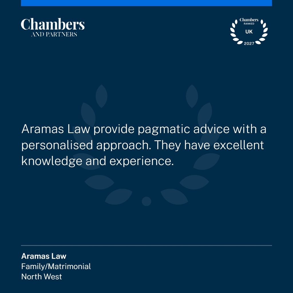 Client feedback for Aramas Law following its recognition in the Chambers UK Guide 2027