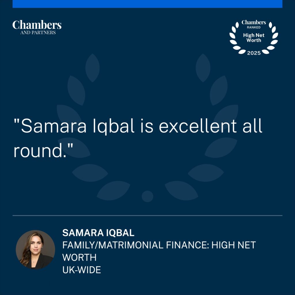 Chambers Recognised in the Chambers High Net Worth Guide 2025